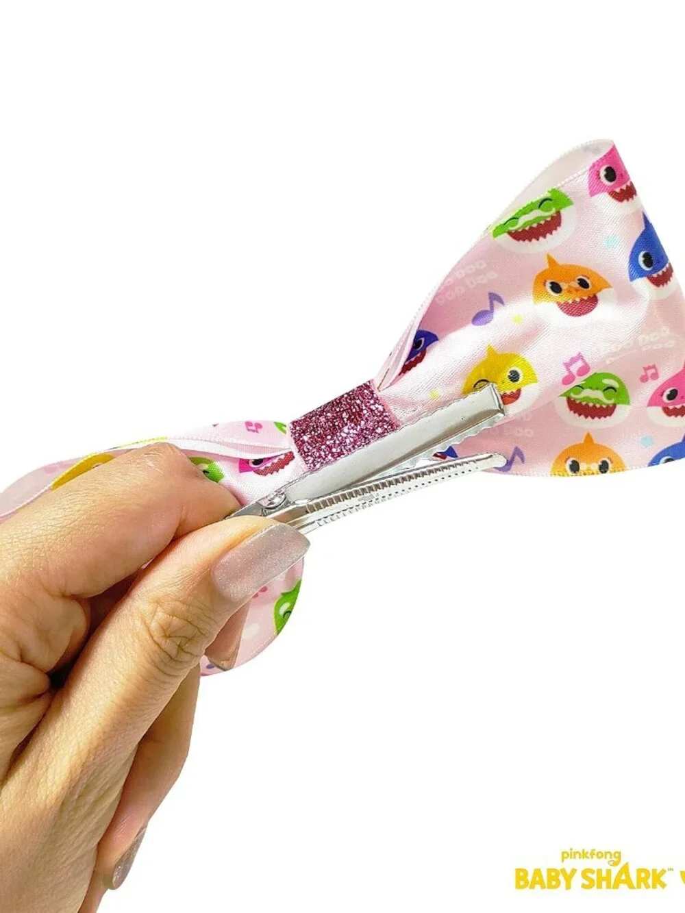 Baby Shark Kids Hair Bows - Hair Accessories Gift Set - 7 Pcs 4 Inch Bundle - Ha